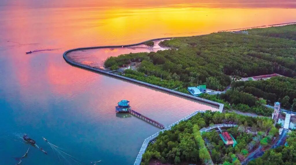 Charming and romantic scenery in Ca Mau